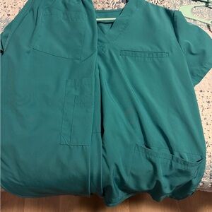 Teal Scrub Set